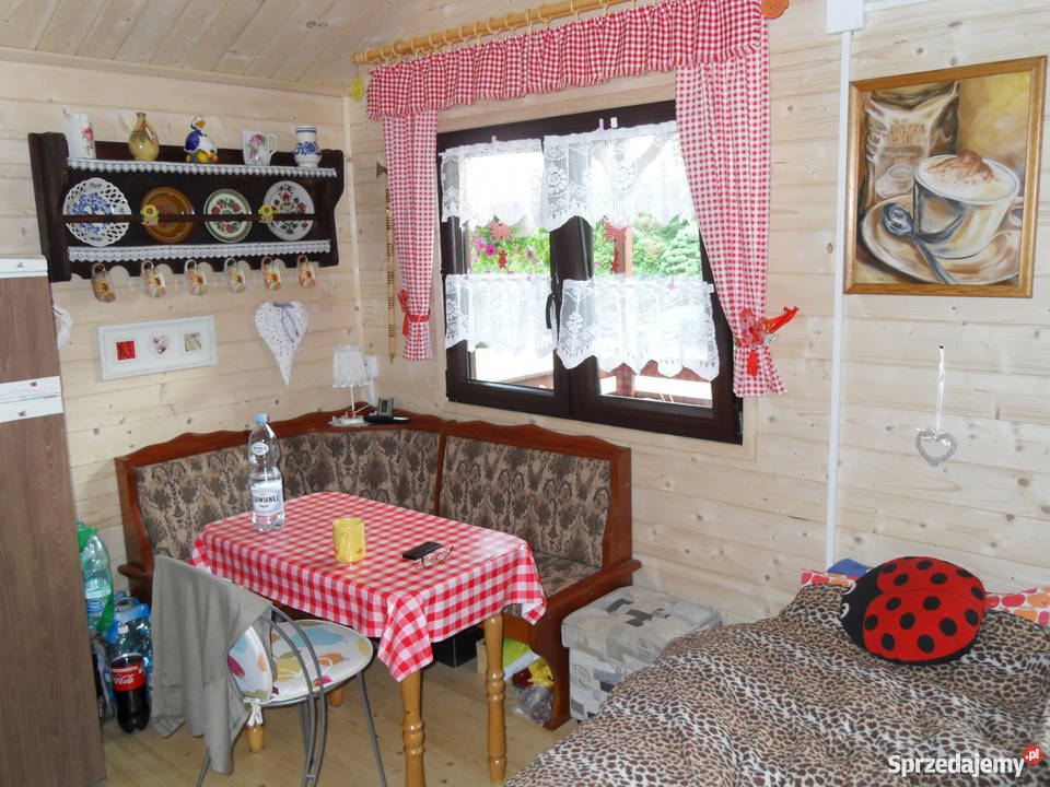 sprzedam dzialke rekreacyjna z nowym domkiem Bierna sprzedam