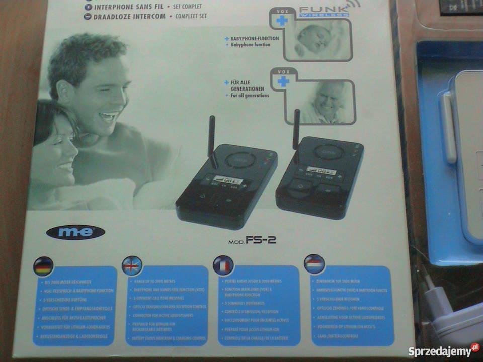 Domofon intercom niania alarm me FS2 electronics Jaworzno