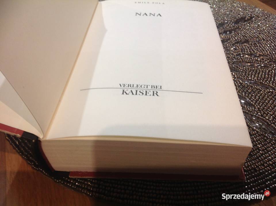 Emile Zola NANA wydanie niemieckie twarda Nowa Sól