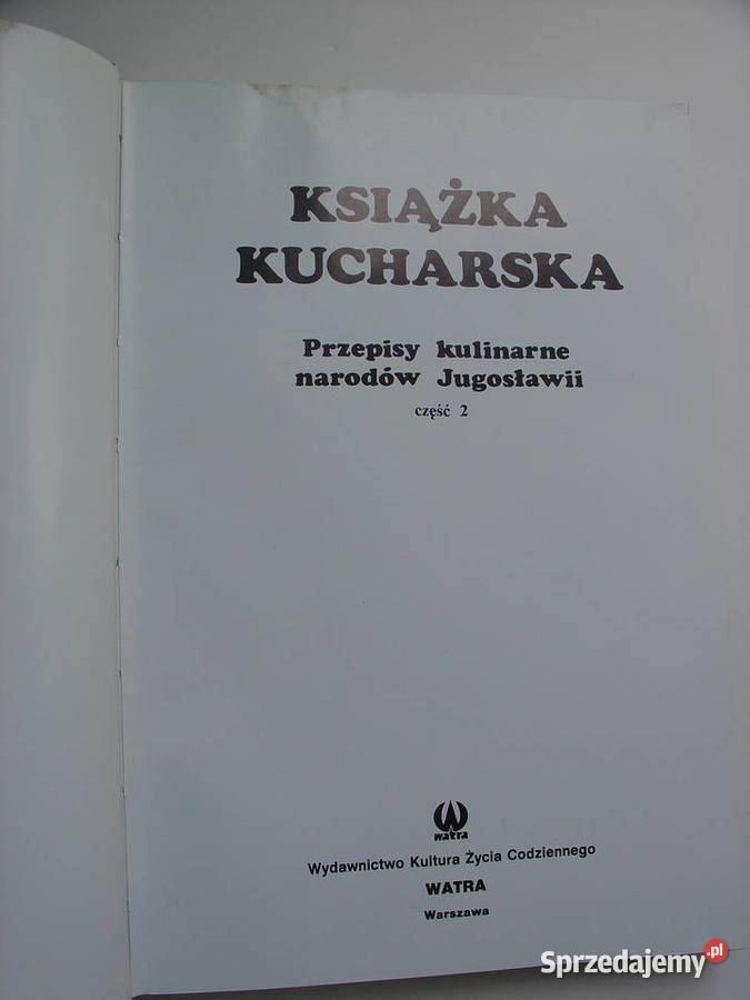 Książka Kucharska 2 Przepisy Kulinarne narodów łódzkie Łódź