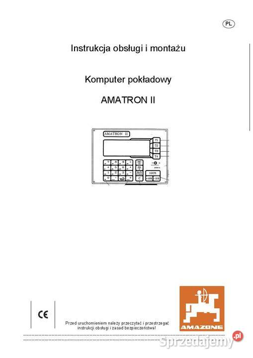 Amazone Amatron II instrukcja obsługi Poradniki, albumy i reportaże Szamotuły sprzedam