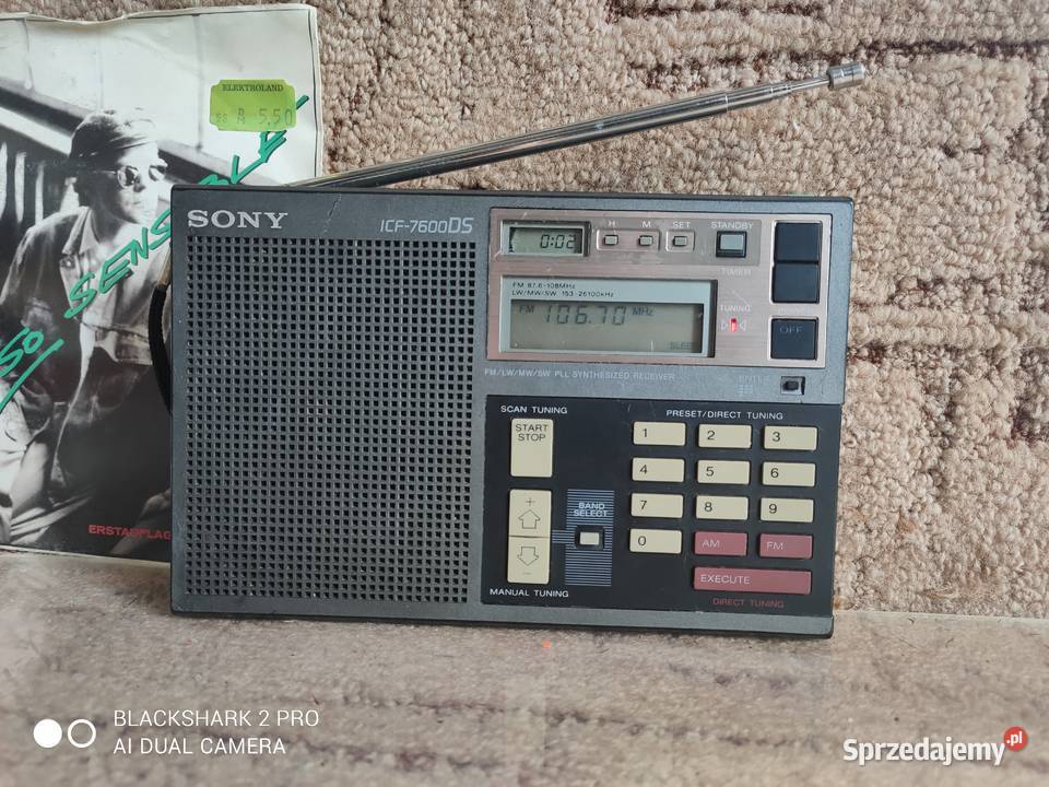 radio globalne Sony ICF-7600DS