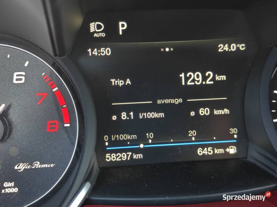 Giulia Quadrifoglio ceramika kamera cofania świętokrzyskie
