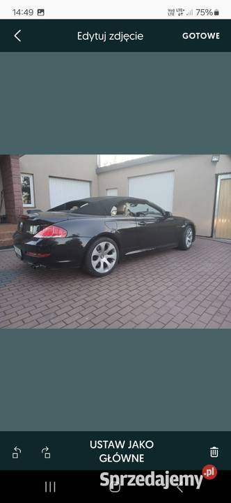 Bmw 650 CabrioHeadup FullZamians 367KM mazowieckie Otwock