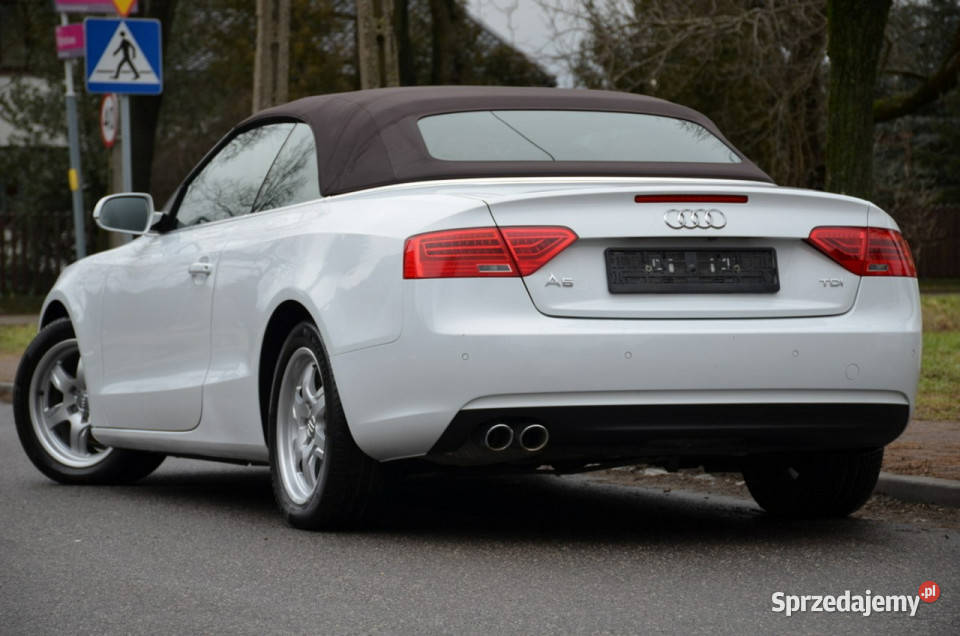 Audi A5 Cabrio Zarejestrowane 20TDI 190 Serwis 2000cm3 Kutno