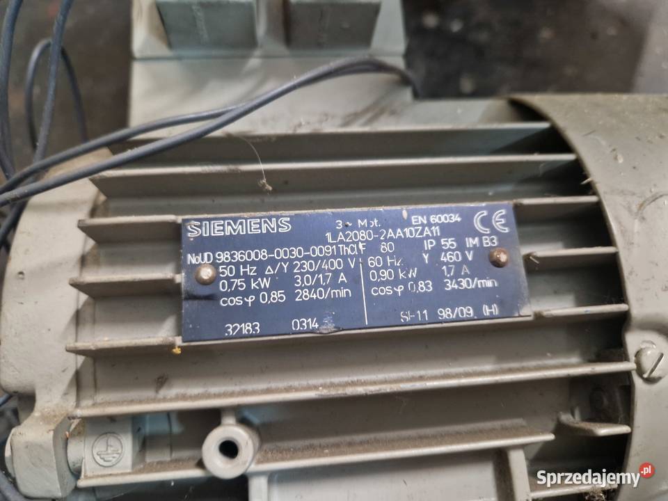 Silnik elektryczny SIEMENS 1LA20802AA1011 sprzedam