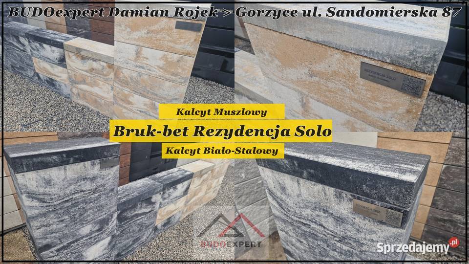 Pustak bloczek BRUKBET na ogrodzenie seria podkarpackie Gorzyce