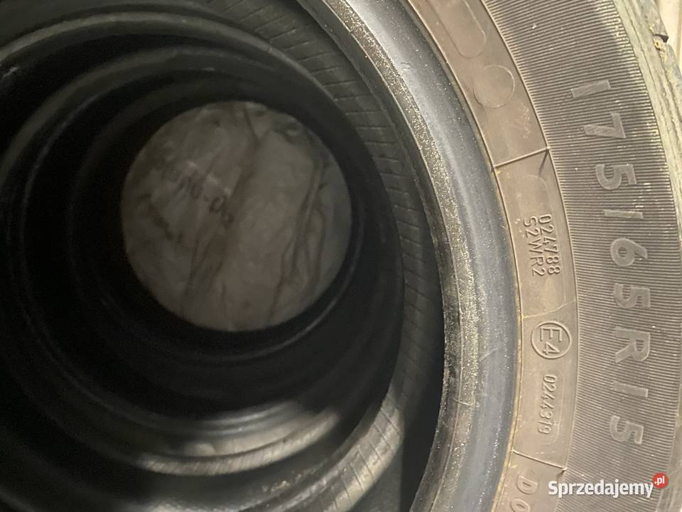 Opony letnie Dunlop 4 17565R15 nieuszkodzone Kostrzyn