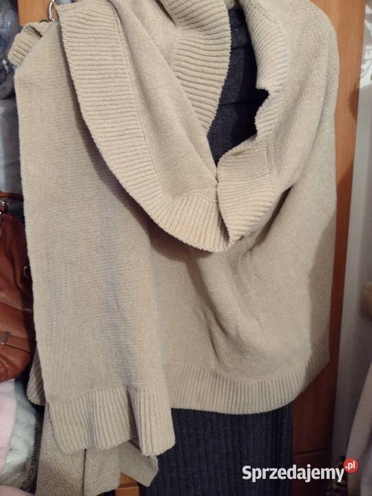 Wytworny ogromny szal zimowyetola z LondynuNOWY Dodatki Kraków sprzedam