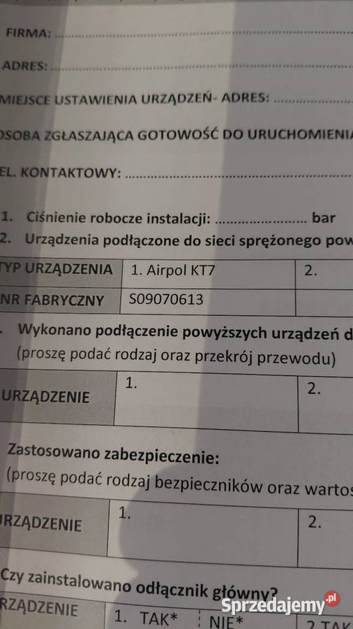 Kompresor Airpol KT7 małopolskie Gorlice