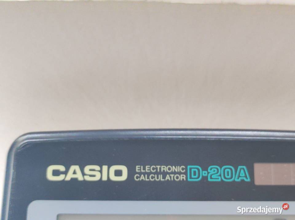 Casio kalkulator D20A vintage kolekcjonerski świętokrzyskie sprzedam