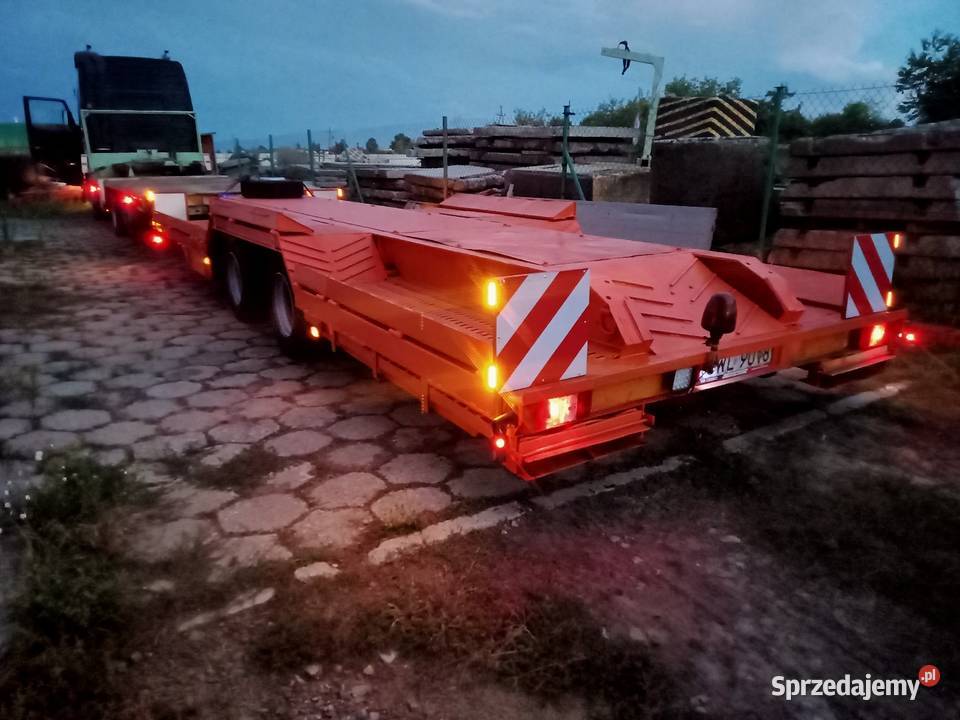 przyczepa niskopodwoziowa specjalna wielton do 11200kg Probostwo Górne