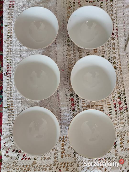 Vintage PRL Chińskie porcelanowe miski do ryżu