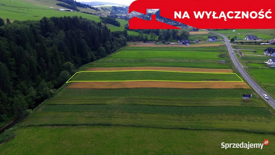 Działka strumyku asfalt