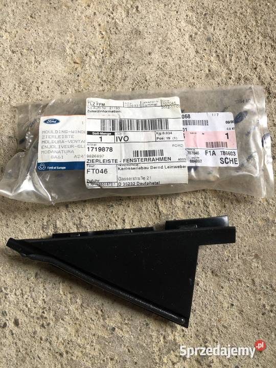 LISTWA SZYBY DRZWI TYLNYCH PRAWYCH FIESTA 1112