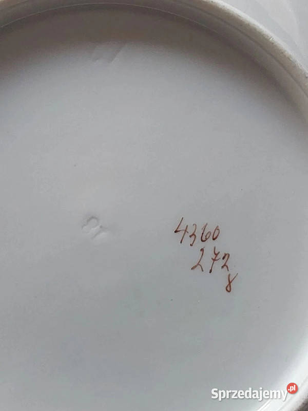 Talerze ręcznie malowane Skwierzyna