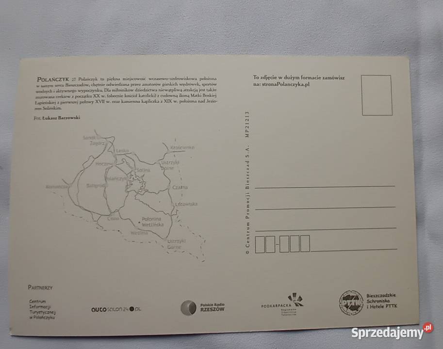 Pocztówka z serii Strona Polańczyka Centrum Koźminek