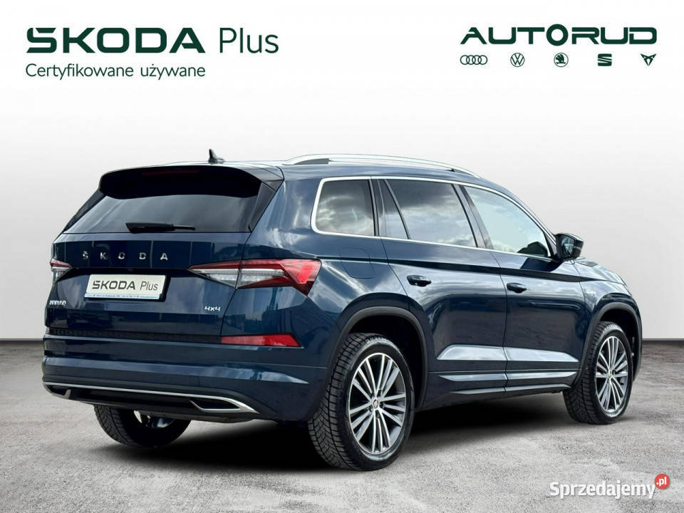 koda Kodiaq 20TSI 190 4x4 LK 2021 1WŁ SalonPL światła przeciwmgielne