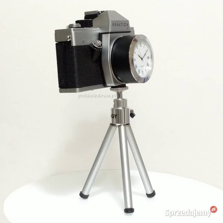 Zegar aparat fotograficzny Praktica L loft odcienie szarości Siemianowice Śląskie