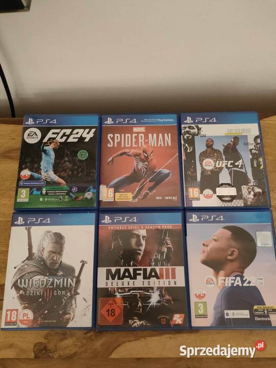 PLAY STATION 4 6x GIER 3x kontrolery OKAZJA Gdynia