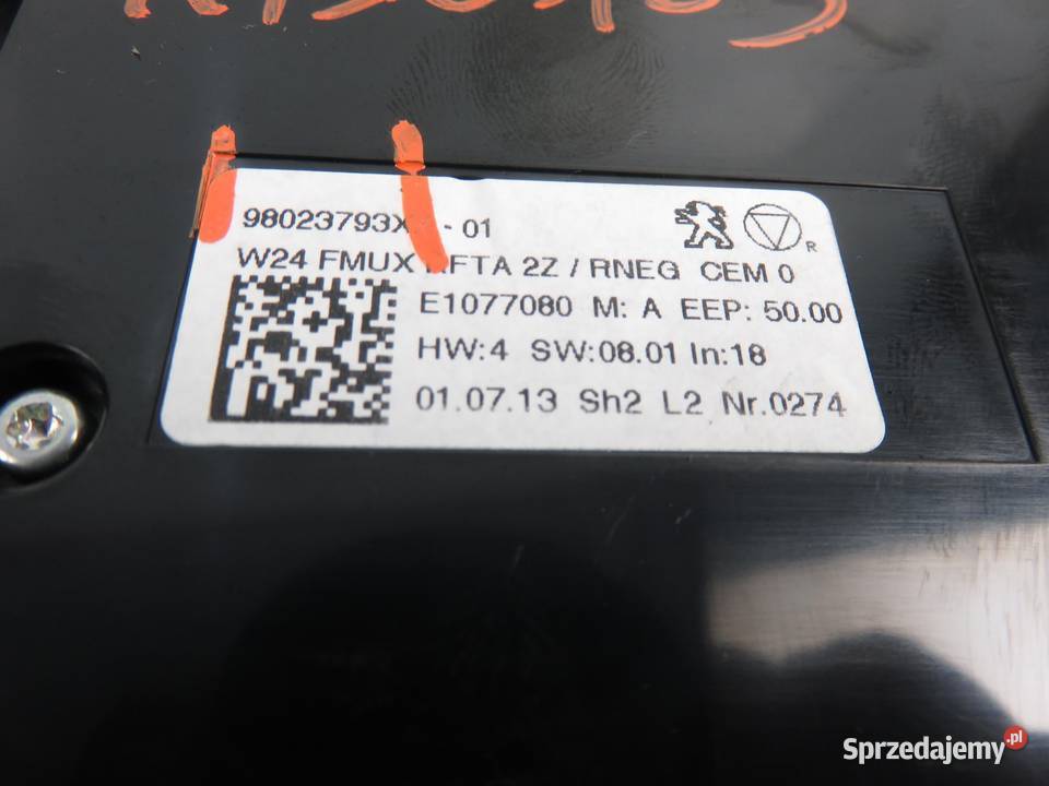 KLIMATRONIK PEUGEOT 508 SW I 98023793