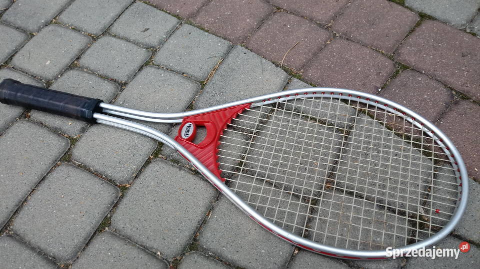 Rakieta tenisowa z lat 80-tych (PRL)