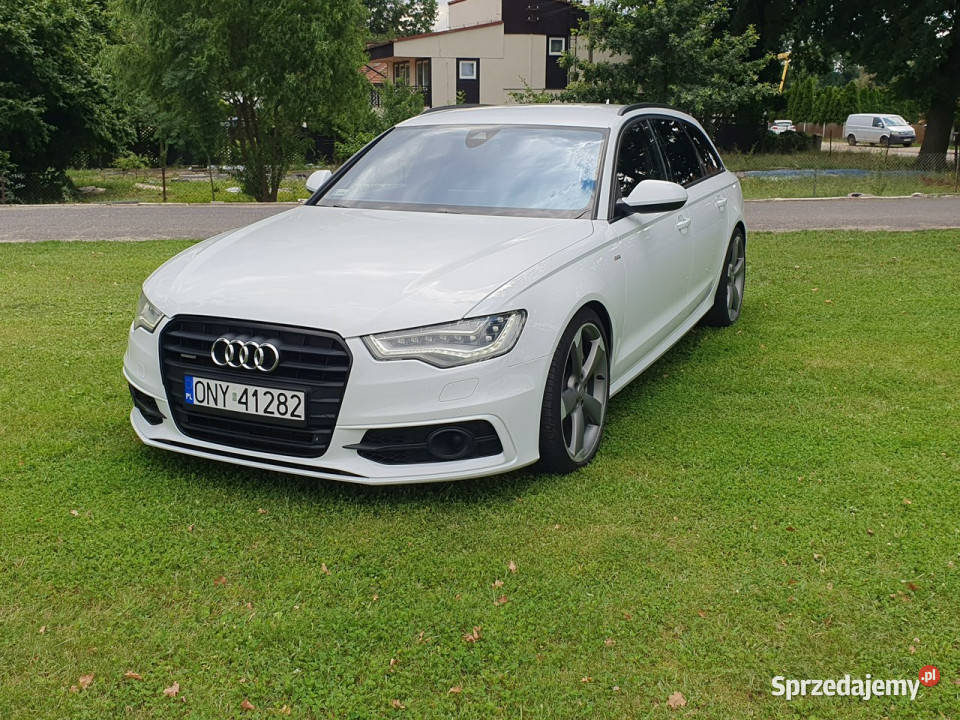 Audi A6 30 bitdi 313 S Line FULL Ledy Bose Radar automatyczna