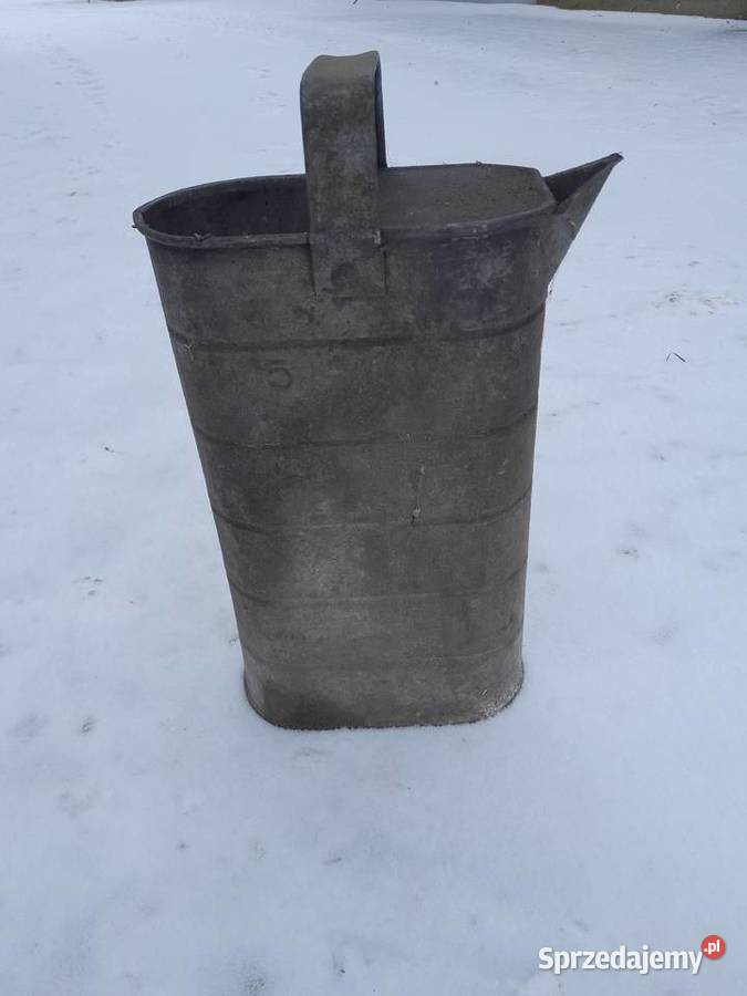 Kanister bańka miarka prl ocynkowana podlaskie Łomża sprzedam