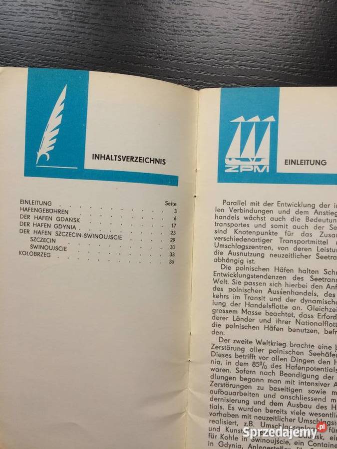 1183 Informator O Polskich Portach Morskich Szczecin sprzedam
