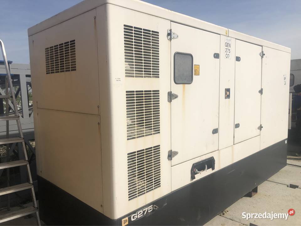 JCB G275QX 275KvA Generator Scania Głogów Małopolski