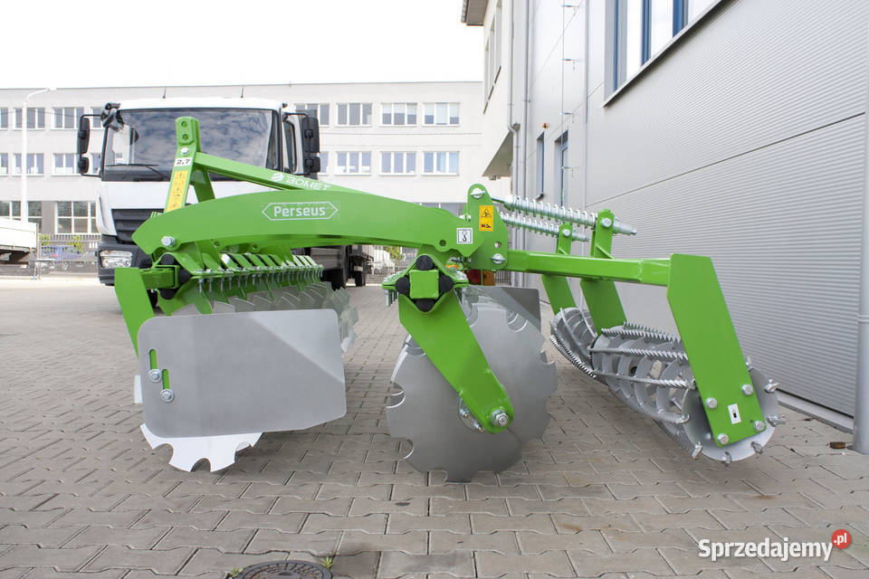 Brona talerzowa kompaktowa 18m BOMET Perseus wał