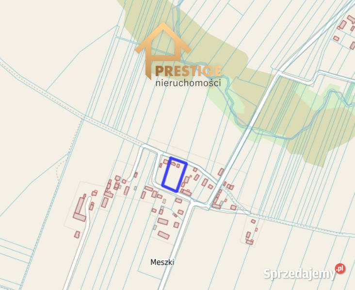 sprzedaż działka rolnazagrodowa Meszki gmŁosice mazowieckie