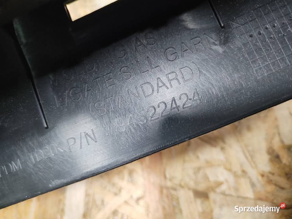 Osłona Nakładka Pasa Bagażnika Opel Mokka X 2017 Pleszew