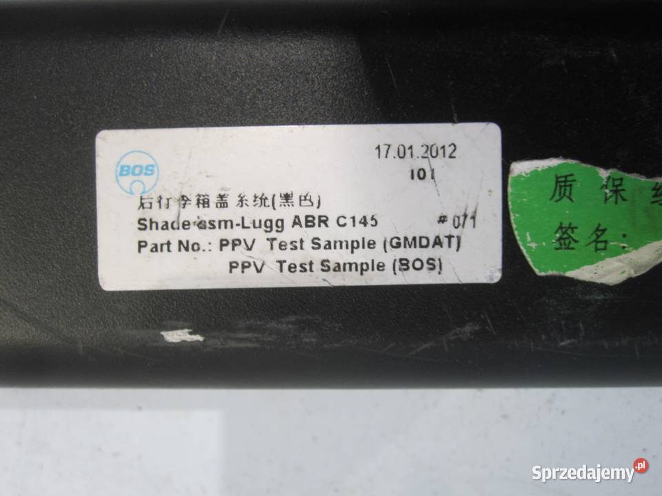 OPEL ANTARA 12r roleta bagażnika Kielce