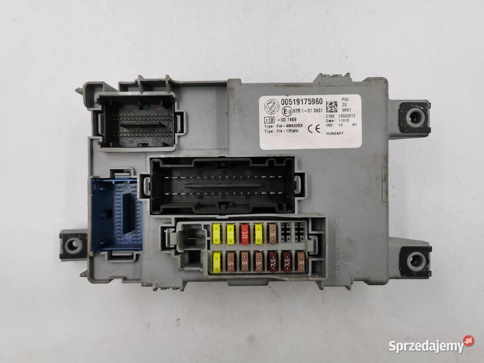Moduł BSI Skrzynka Bezpieczników Fiat Punto EVO Wyszków sprzedam