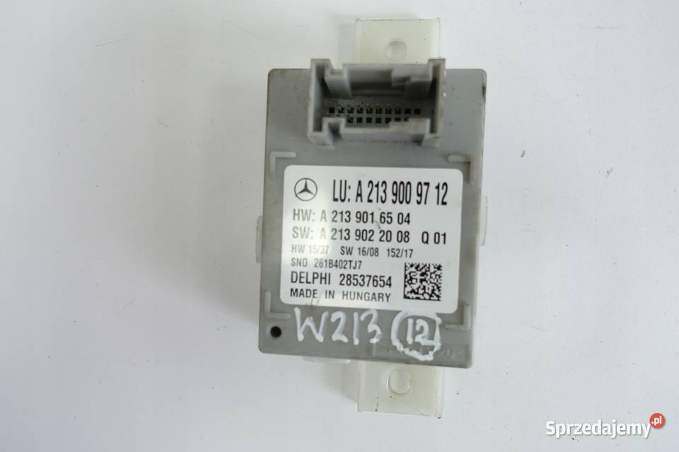 Mercedes W213 C213 MODUŁ STEROWNIK A2139009712 osobowe Chełm