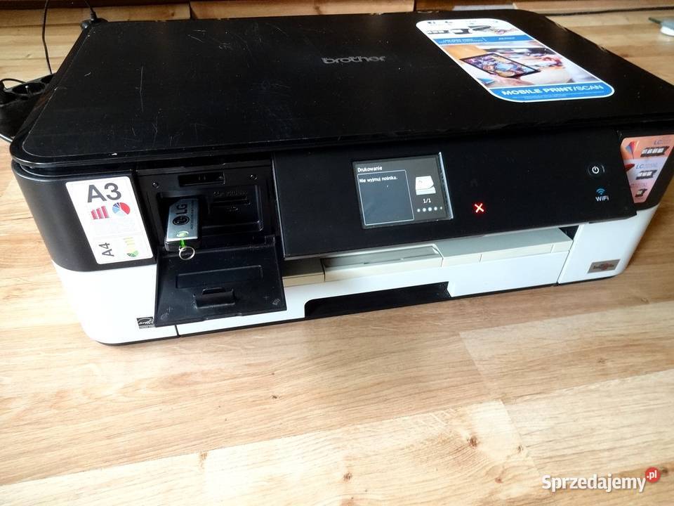Atramentowa drukarka Brother DCPJ4120DW A4 A3 sprzedam