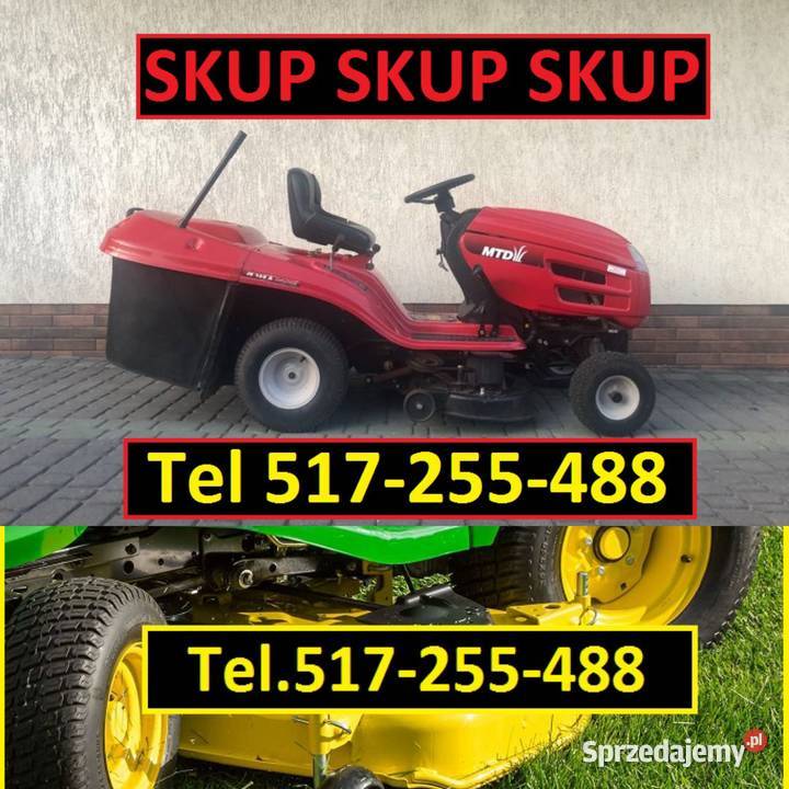 SKUP TRAKTORKÓW DO TRAWY TRAKTORKI KOSIARKI małopolskie Kraków