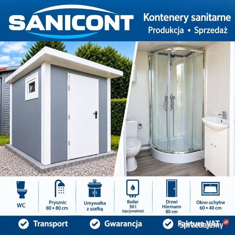 Kontener socjalny WC Trzciel
