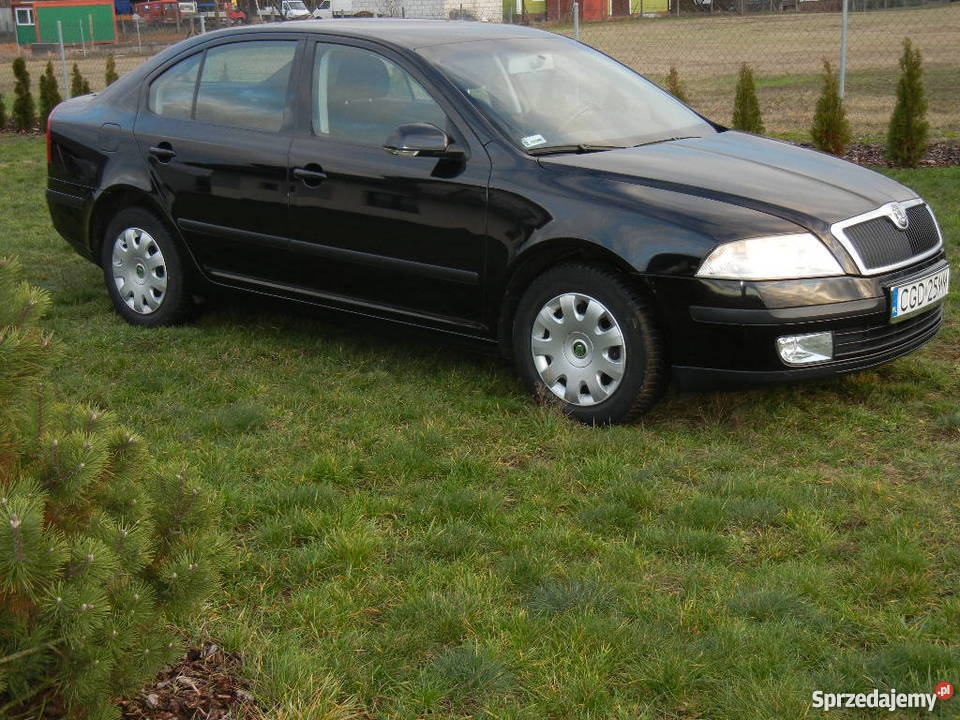 Skoda Octavia II TDI Czarny metalic immobilizer Samochody osobowe Golub-Dobrzyń