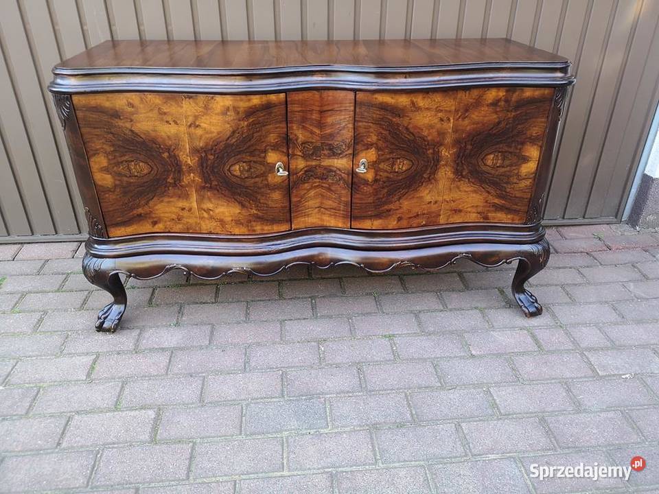 Komoda Ludwik Chippendale Orzech Niska 130