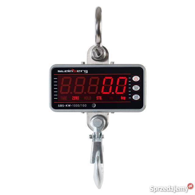 Waga hakowa przemysłowa 1t 05 pilot Poczesna