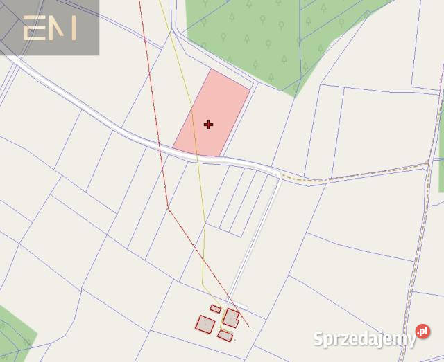 sprzedaży gruntu Niewodna 4500m2 podkarpackie
