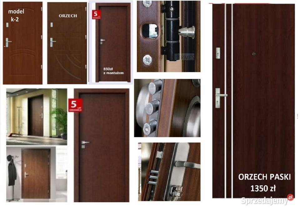 Drzwi zewnętrzne wejściowe antywłamaniowe Radomsko