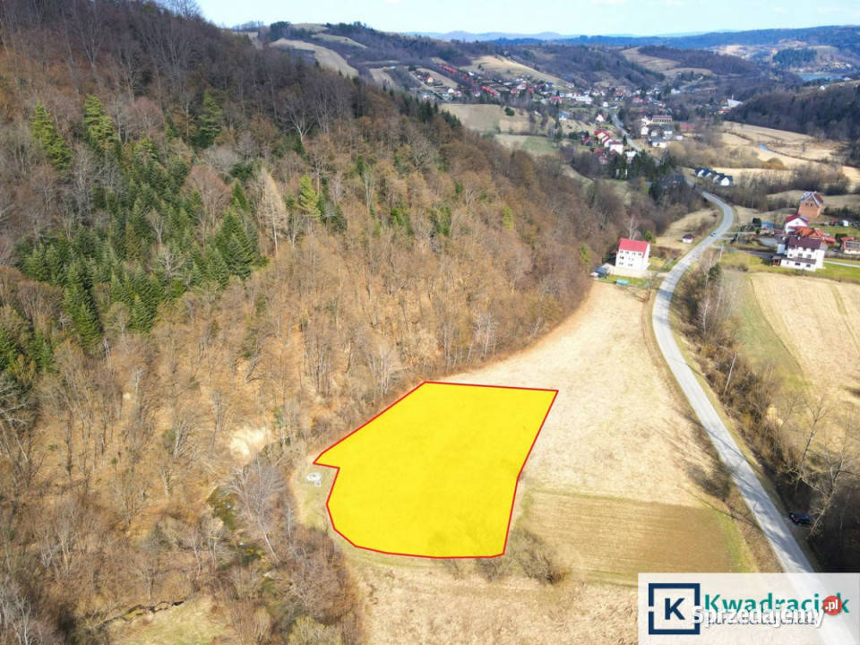Działka 3992 metry Wołkowyja podkarpackie