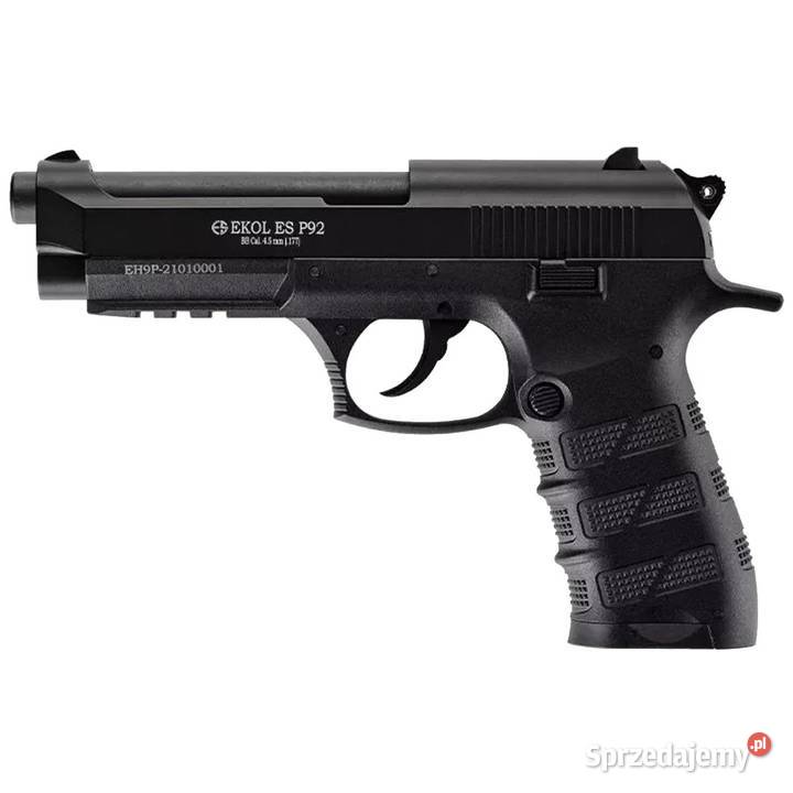 Pistolet wiatrówka Voltran Ekol ES P92 Black 45 Warszawa