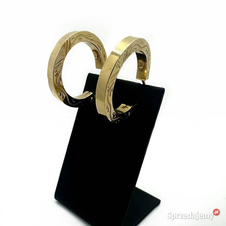 Złote Kolczyki pr 750 39g Elbląg