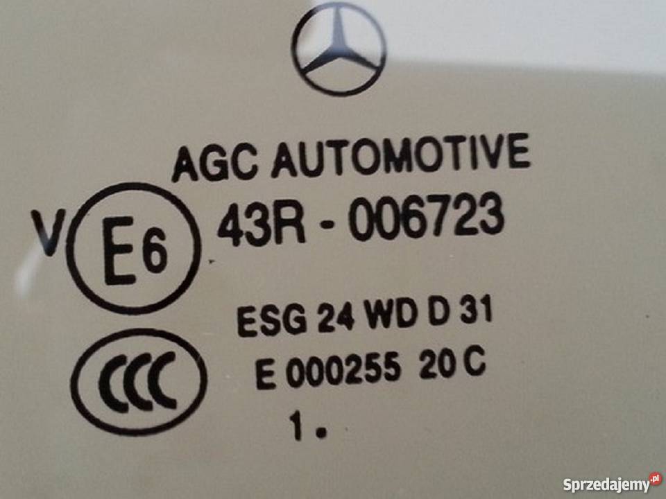 MERCEDES B KLASA W246 5D SZYBA KAROSERYJNA PRAWA lubuskie Bieleń