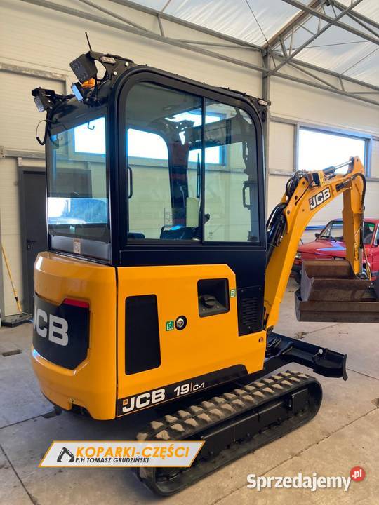 Mini koparka JCB 19C1 19t 2022 zadbana 3 łyżki pomorskie Kosakowo