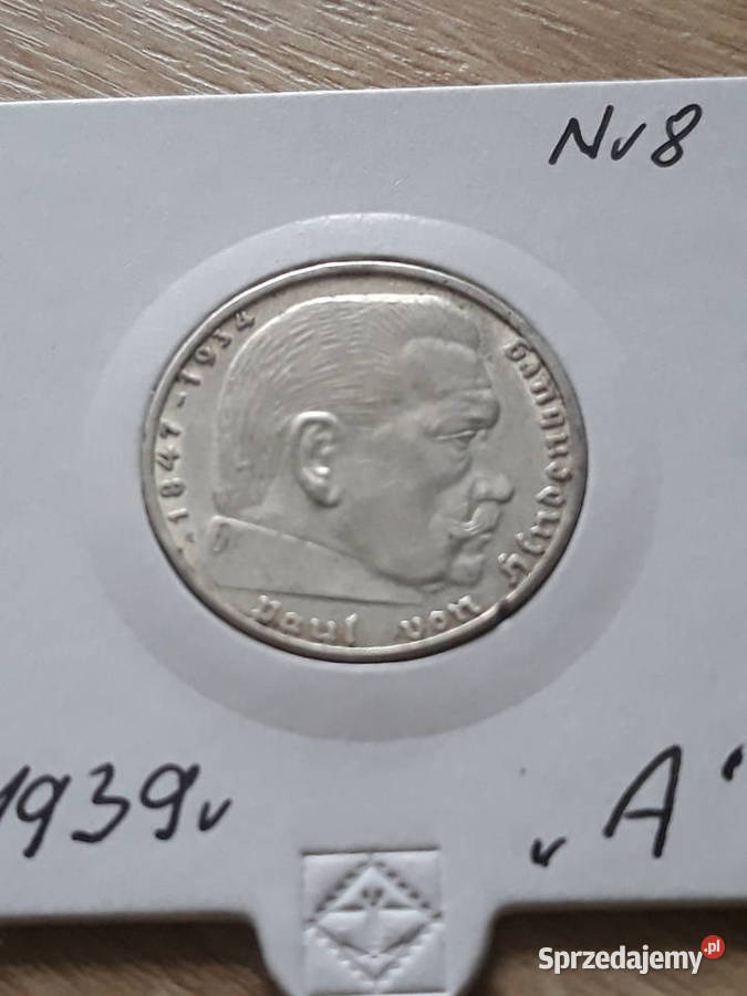 2 Marki Paul von Hindenburg 1939 rmen A 8 J